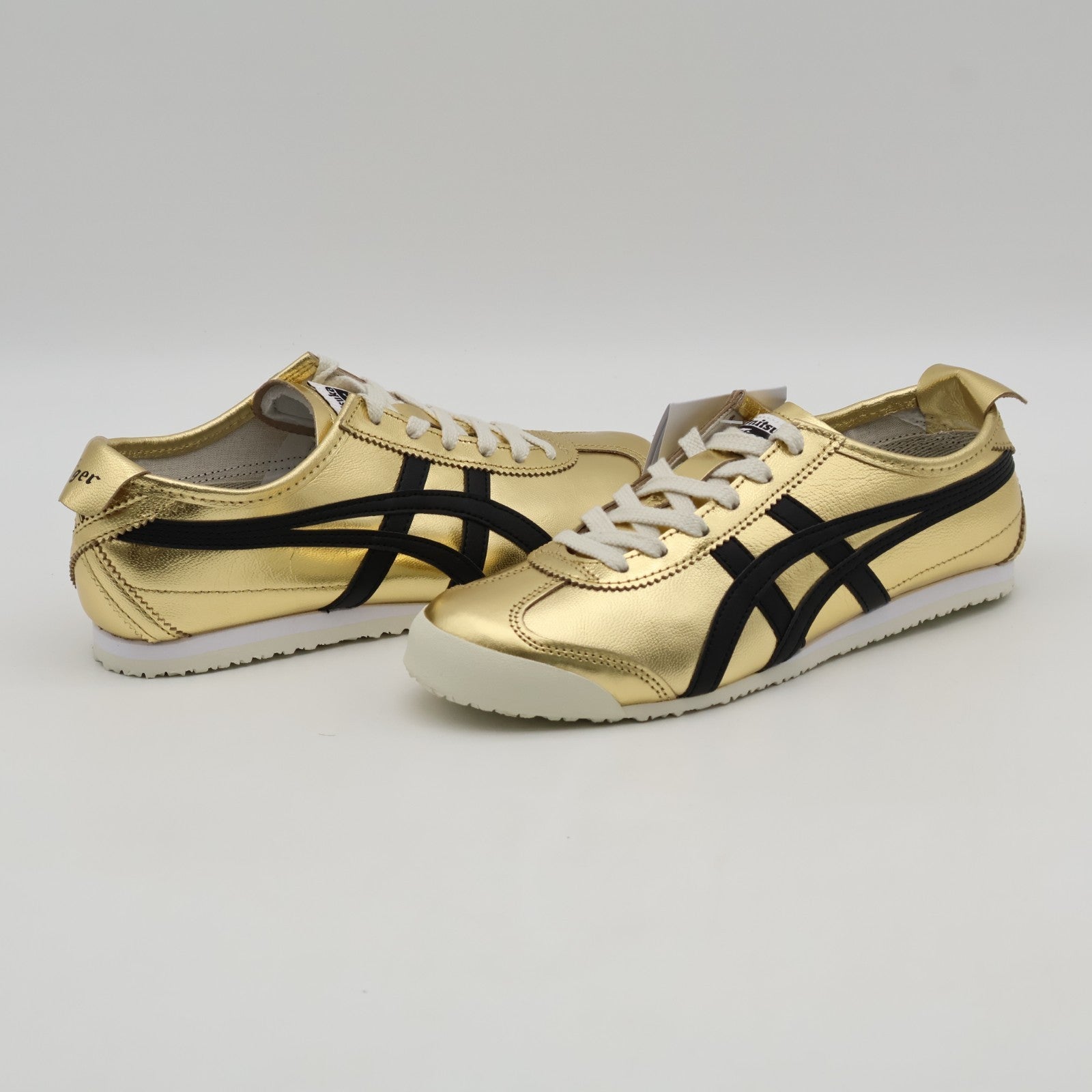 1183B566-200 Onitsuka Tiger Mexico 66 Pure Gold Black (Men's)