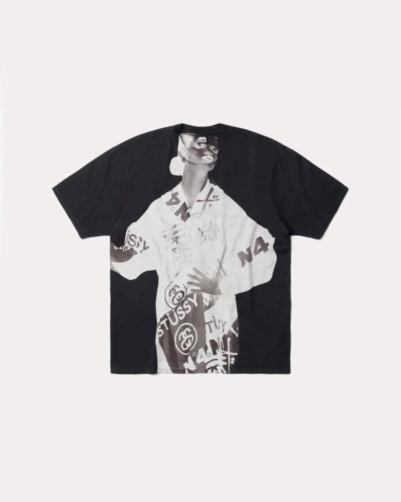 Stussy Paris Tee Faded Black