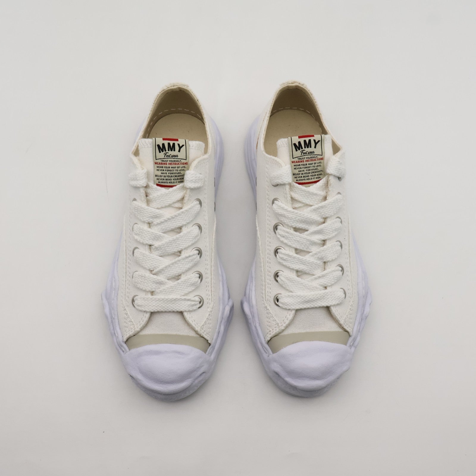 A05FW702-white Maison MIHARA YASUHIRO HANK Original Sole Canvas Low Cut (Men's)