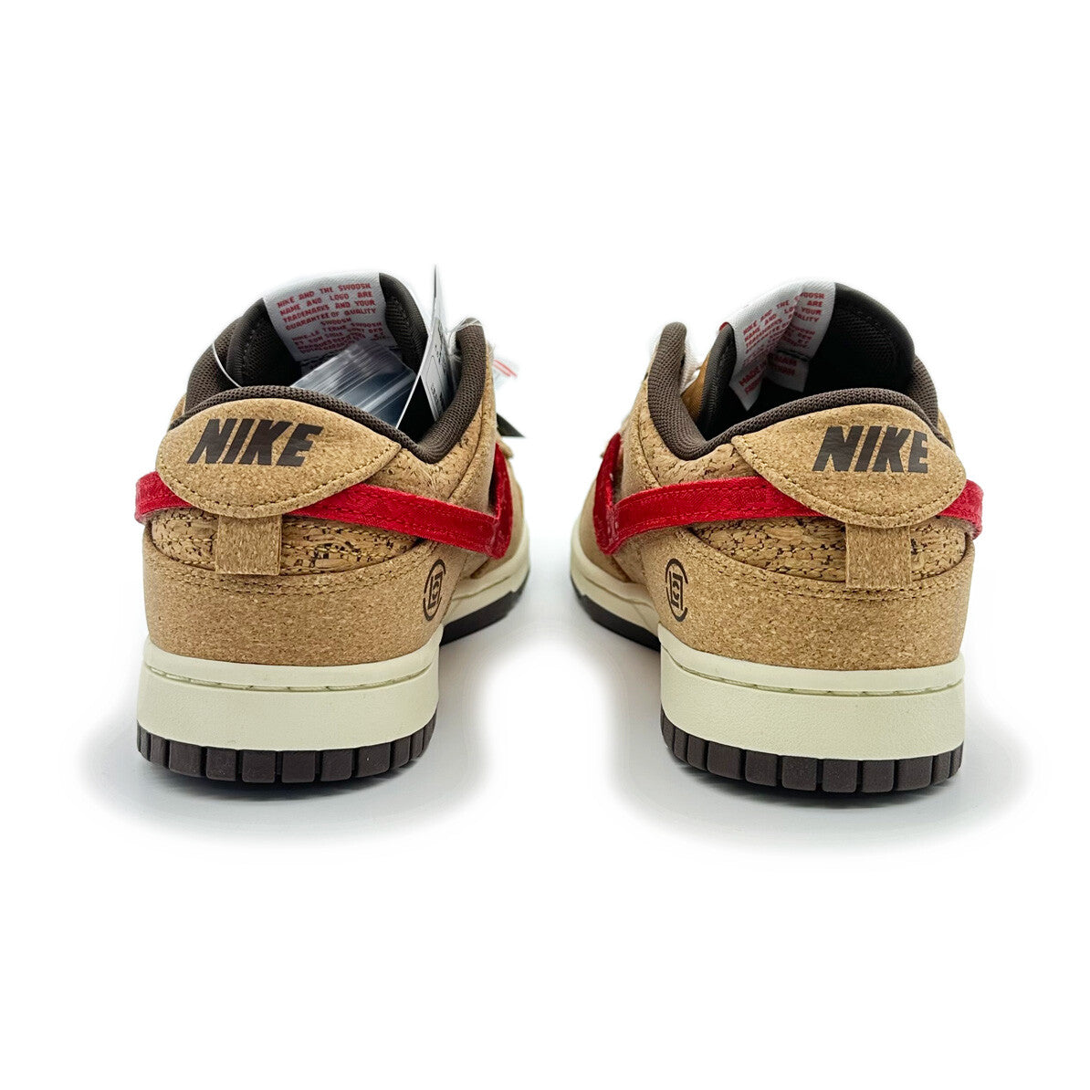 FN0317-121 CLOT Ã Nike Dunk Low SP Cork Natural Flax Coconut Milk Baroque Brown
