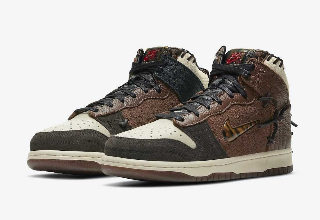 CZ8125-200 Bodega Ã Nike Dunk High "Legend Fauna Brown" (Men's)