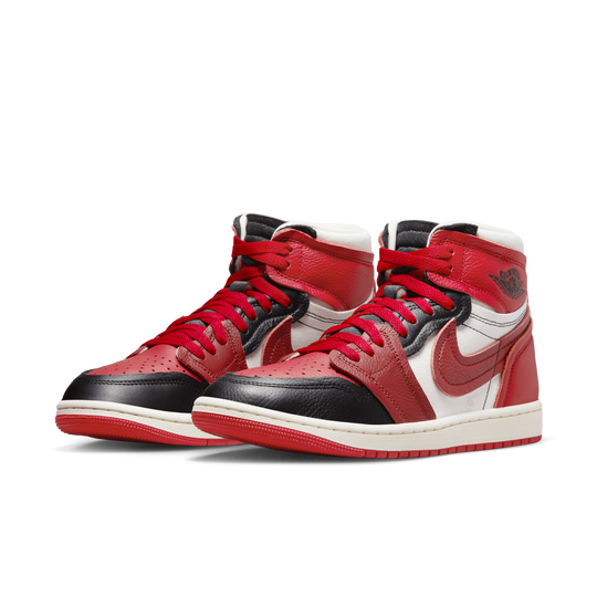 FB9891-600 Nike Air Jordan 1 High MM Sport Red Black Sail Dune Red (Women's)