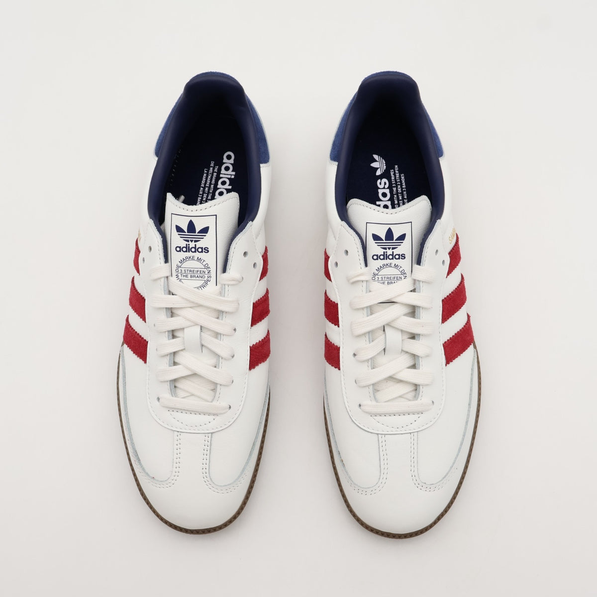 IH4881 adidas Originals Samba OG Core White Team Victory Red Night Indigo (Men's
