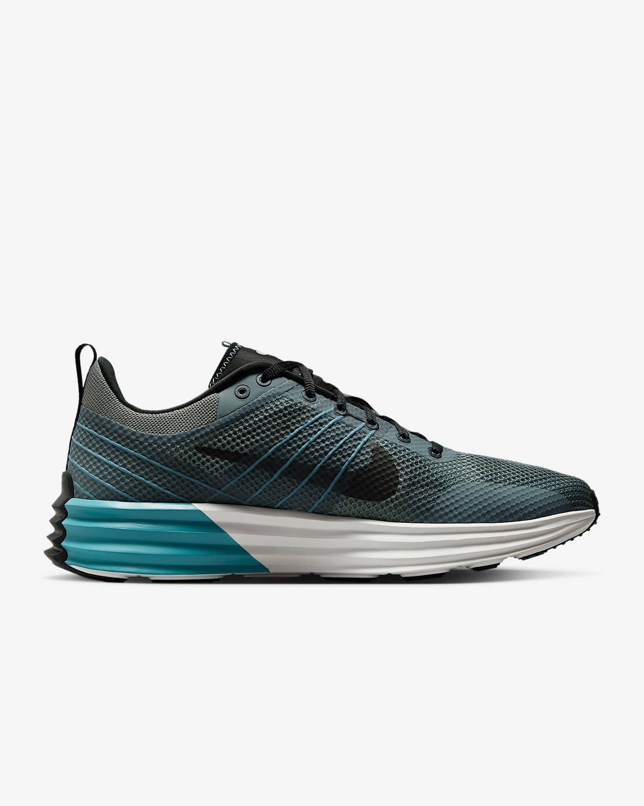 IB4357-001 Nike Lunar Roam Cool Grey Cerulean Black Black (Men's)
