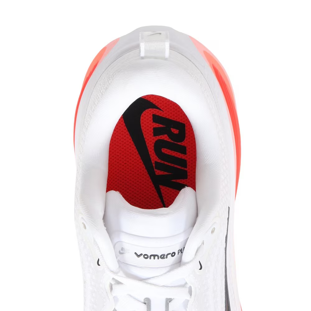 HV8150-100 Nike Vomero Plus White Bright Crimson Metallic Silver Black (Men's)