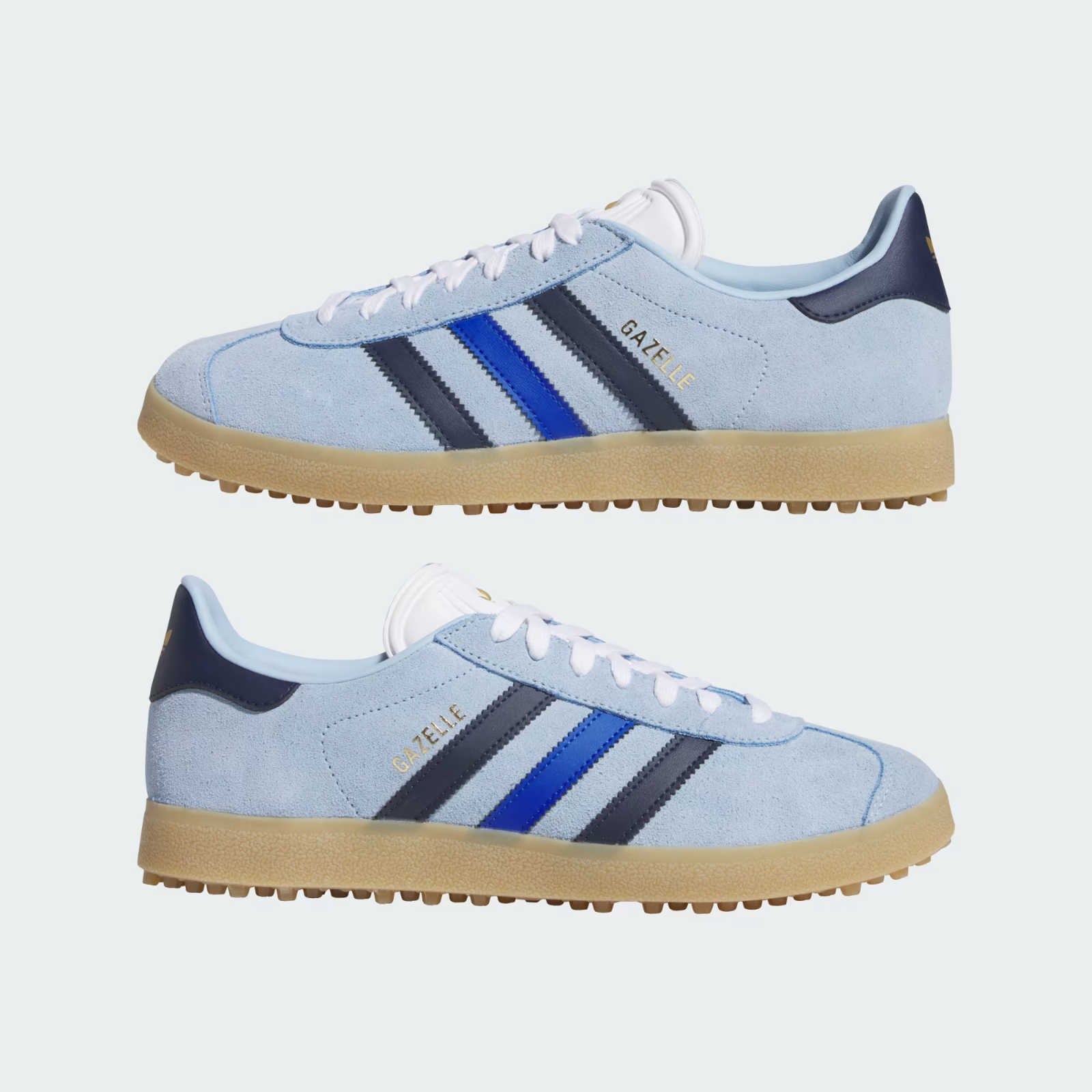 JS1895 adidas Originals Gazelle Spikeless Golf Clear Sky Night Indigo (Men's)