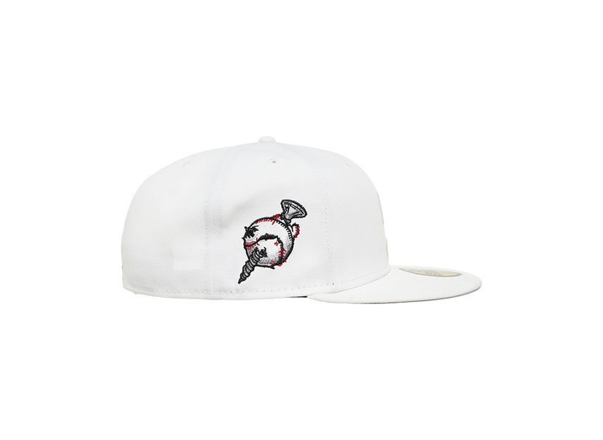 Supreme Screw Ball S Logo New Era White