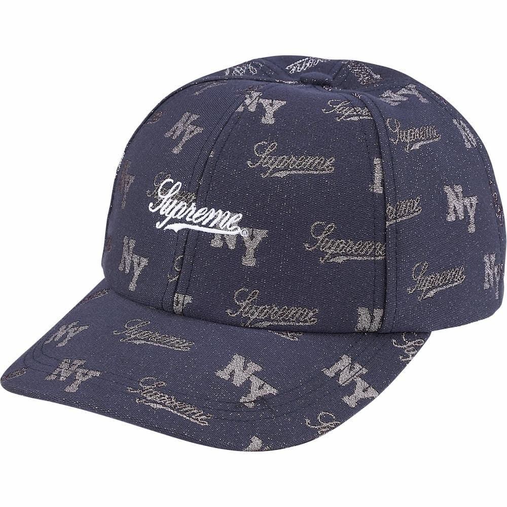 Supreme Monogram 6-Panel Navy