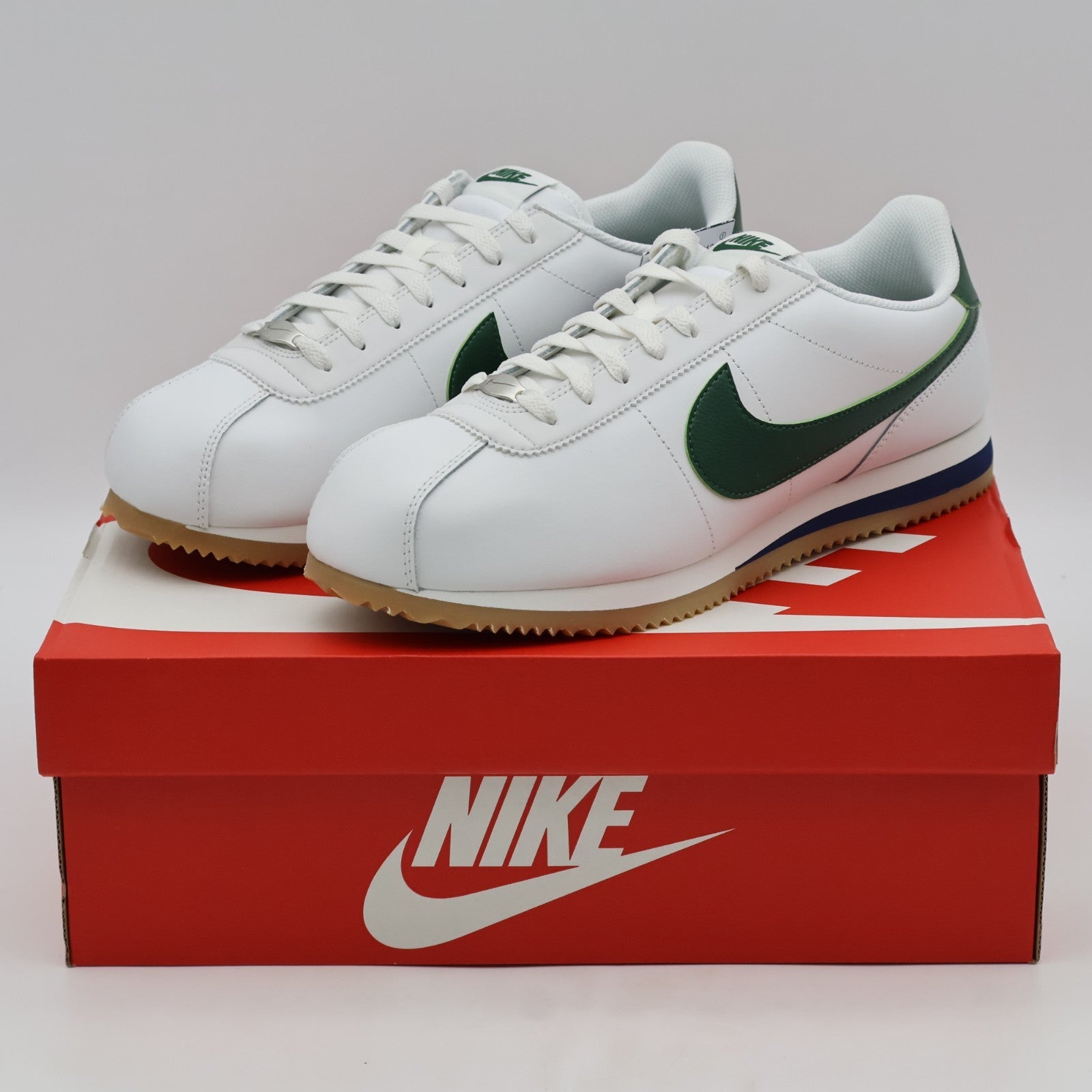 DM4044-113 Nike Cortez Summit White Fir-Midnight Navy (Men's)