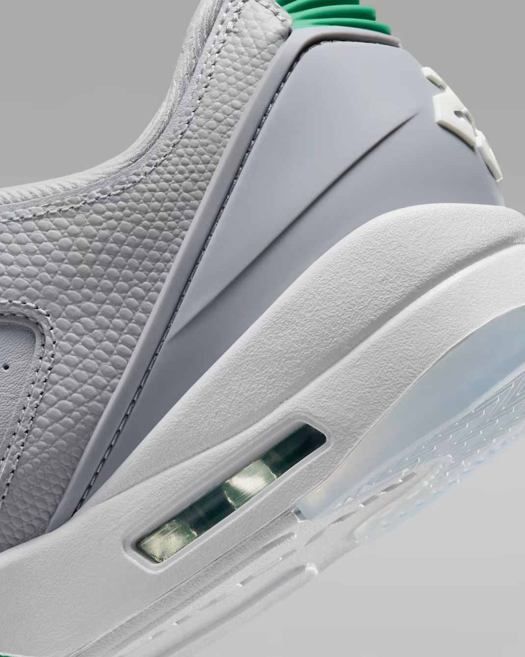 IH2047-001 Nike Jordan Sixty Plus Low Wolf Grey Lucky Green (Men's)