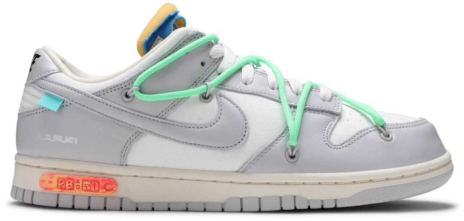 DM1602-116 Off-White Ã Nike Dunk Low 1 of 50 "Lot.26" (Men's)