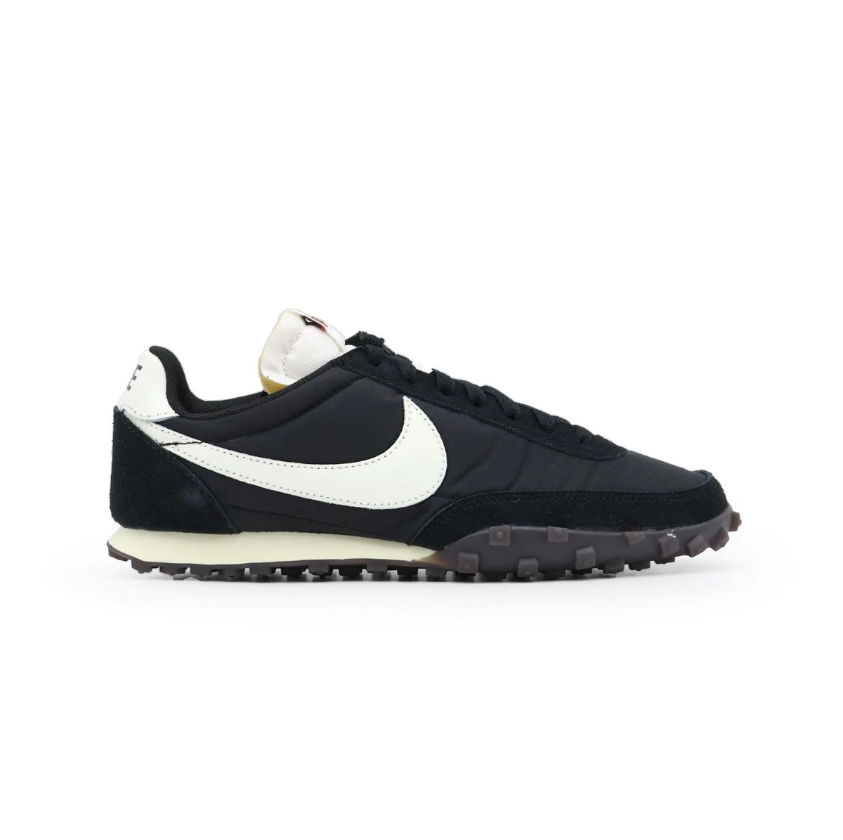 IM8658-001 Nike Waffle Racer Black Sail Coconut Milk Gum Dark Brown (Men's)
