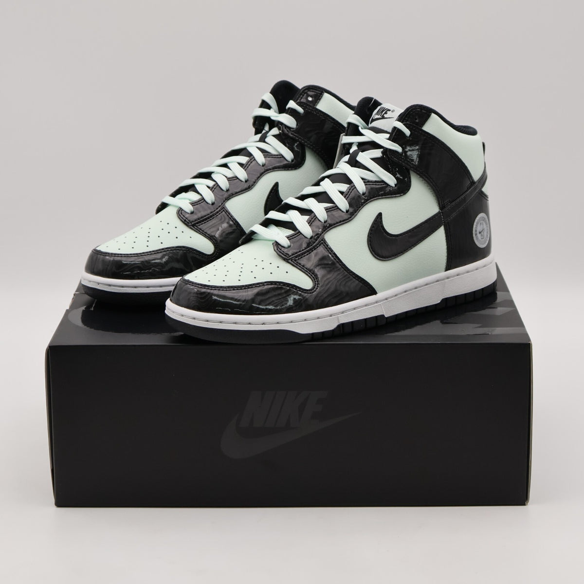 DD1398-300 Nike Dunk High SE NBA All Star Barely Green Black White Mint (Men's)
