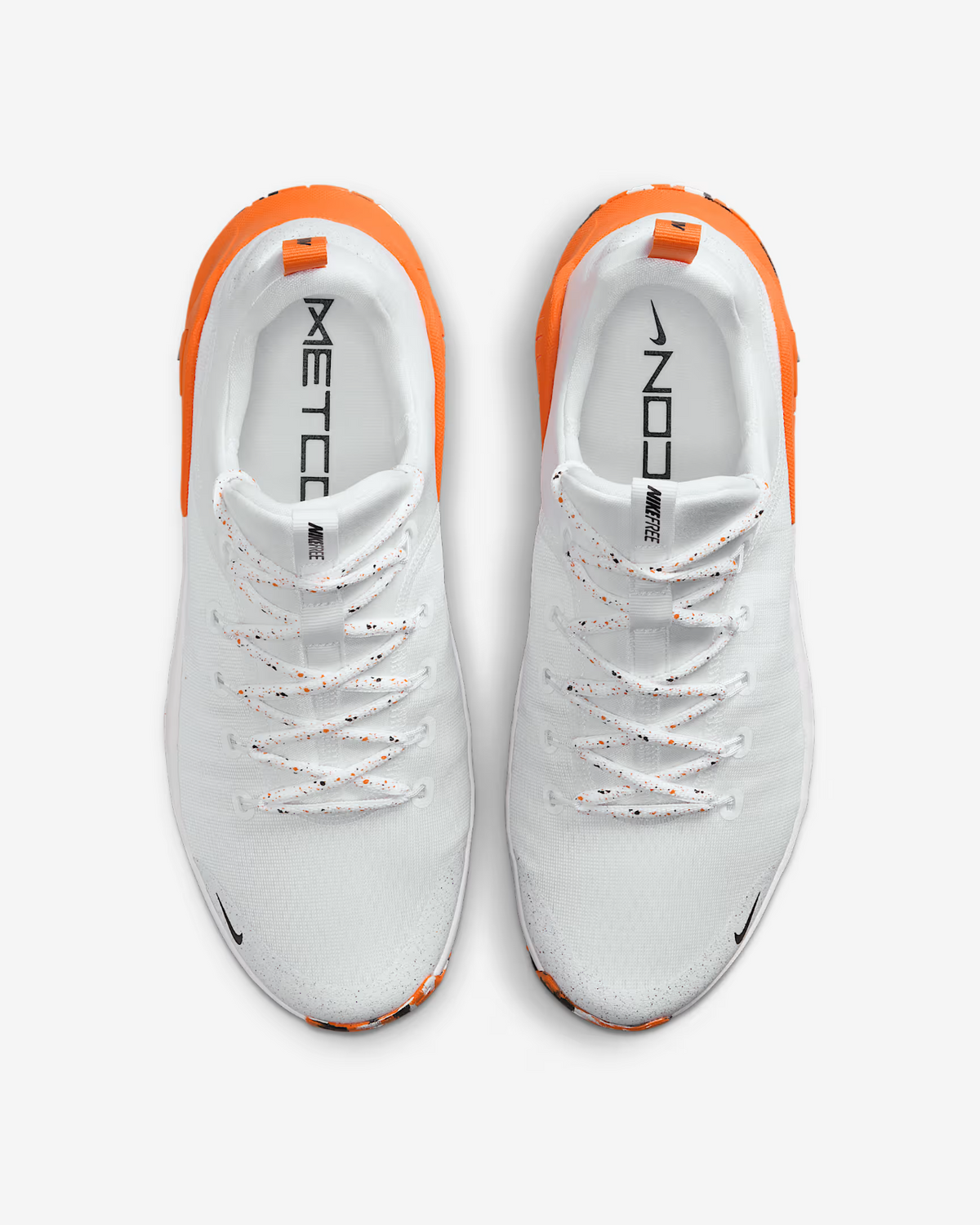 FJ7127-106 Nike Free Metcon 6 Workout Shoes White  Safety Orange Black (Men's)