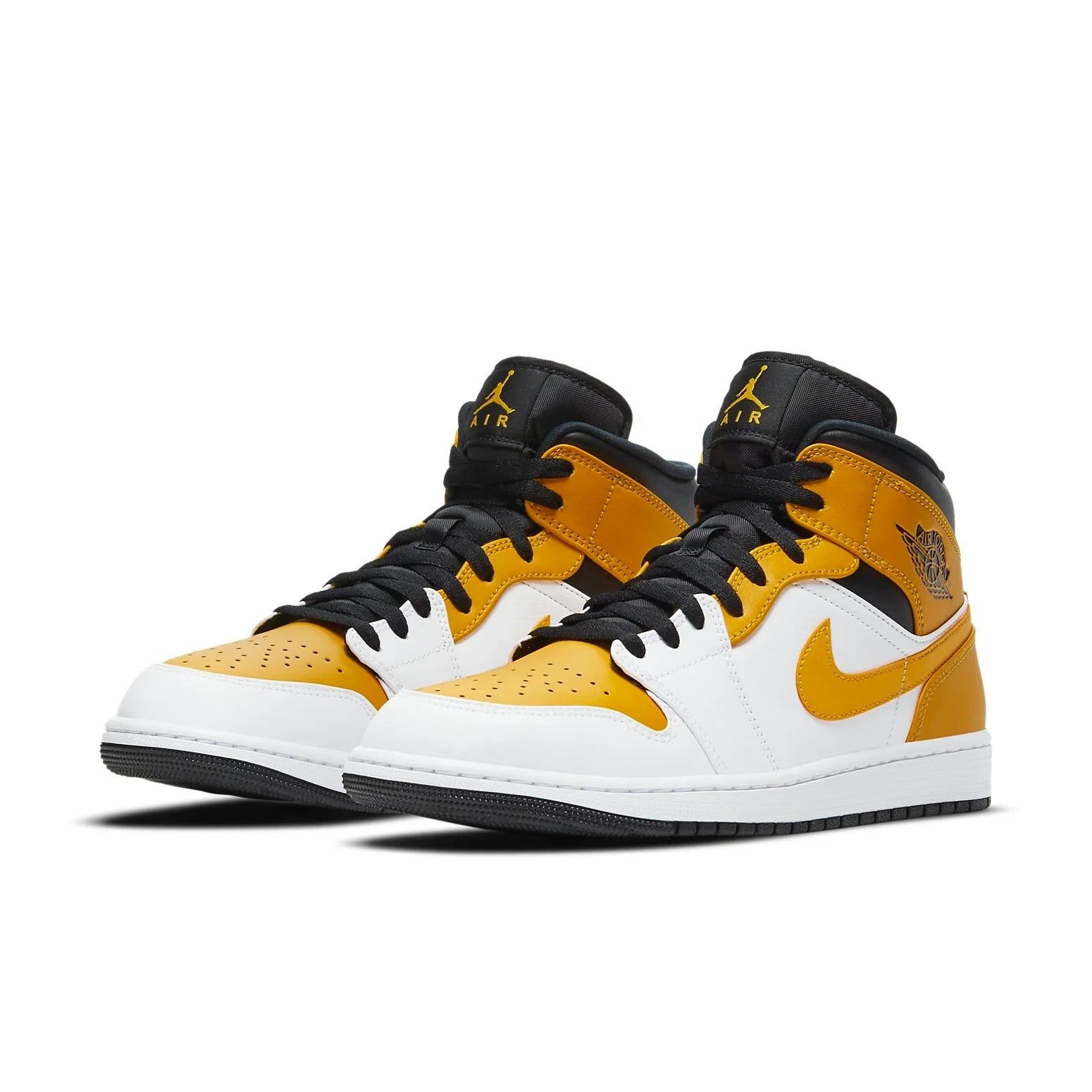 554724-170 Nike Air Jordan 1 Mid University Gold (Men's)