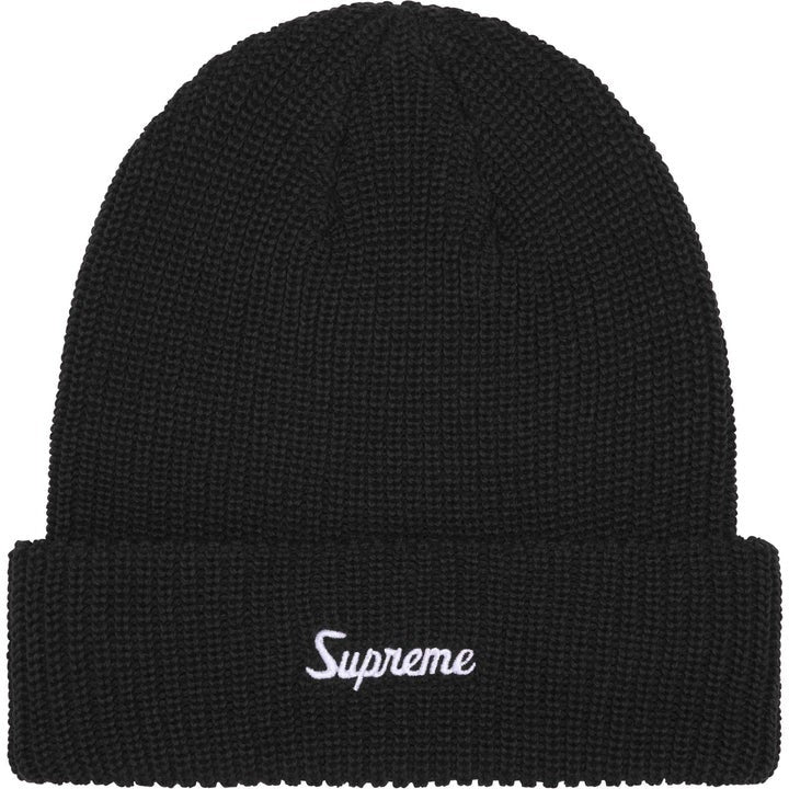 Supreme Loose Gauge Beanie (25FW) Black