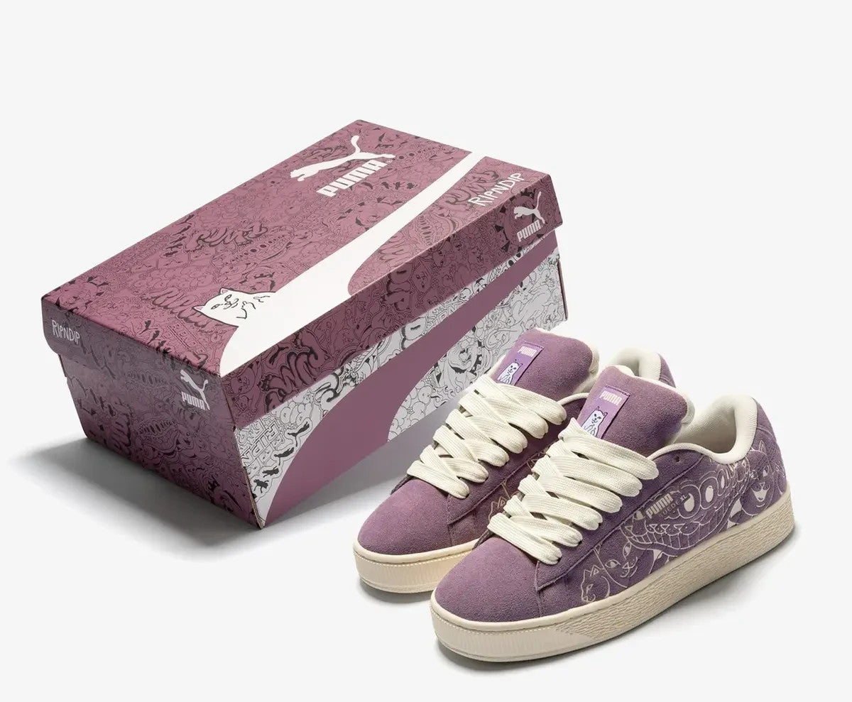 403651-01 RIPNDIP Puma Suede XL Raisin Warm White (Men's)