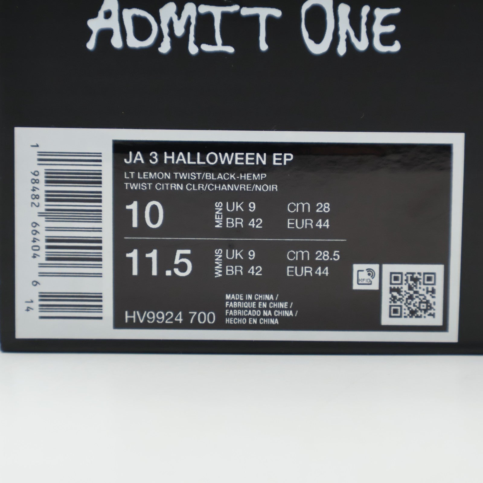 HV9923-700 Nike Ja 3 Spooky Season (HV9924-700) (Men's)