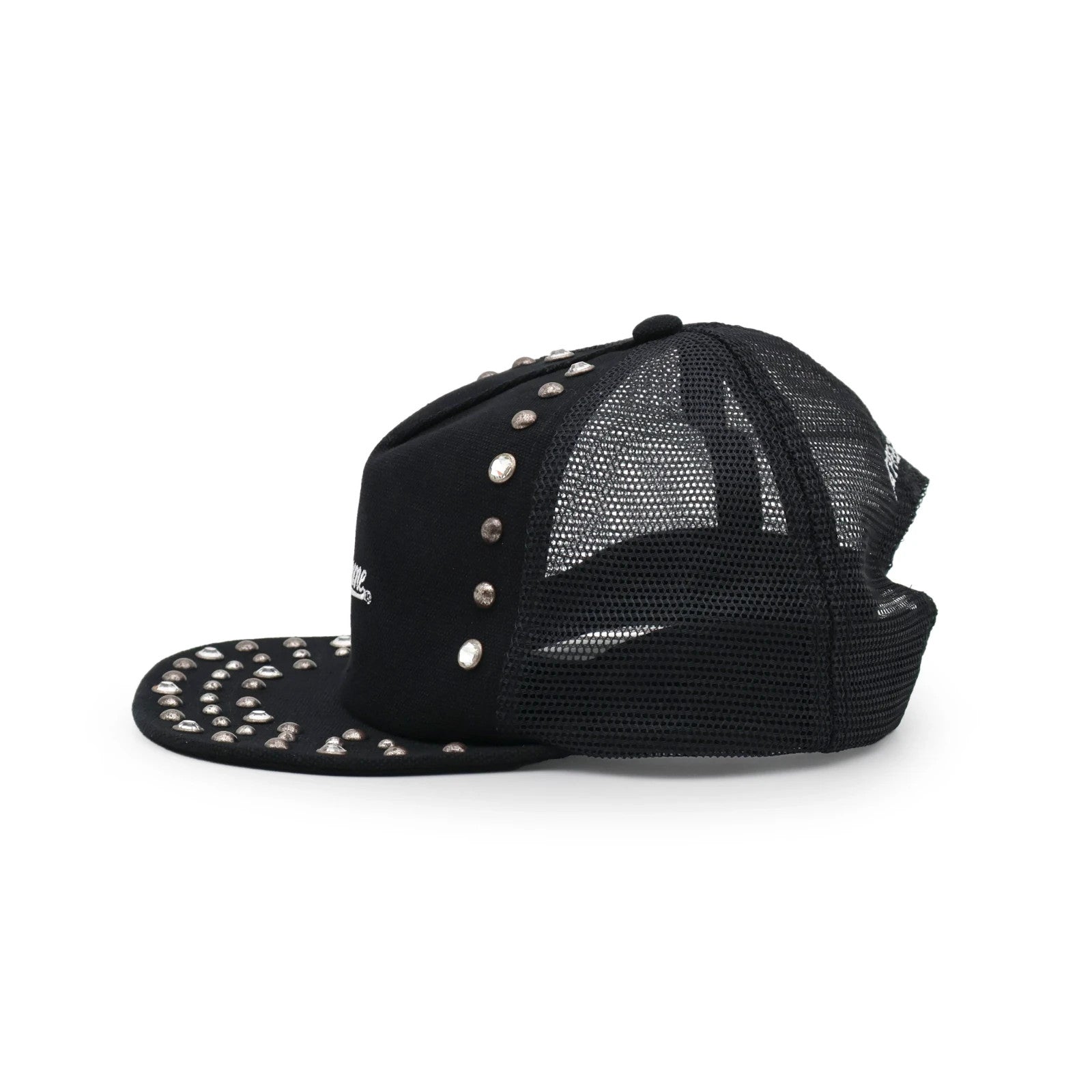 Supreme B.B. Simon Studded Canvas 5-Panel Black