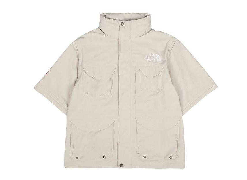 Supreme The North Face Trekking Convertible Jacket Moonlight Ivory