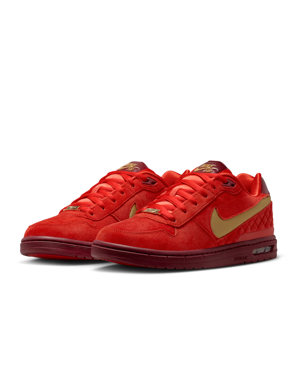 IQ5648-600 Paul Rodriguez Ã Nike SB P-Rod 1 Habanero Red Team Red (Men's)