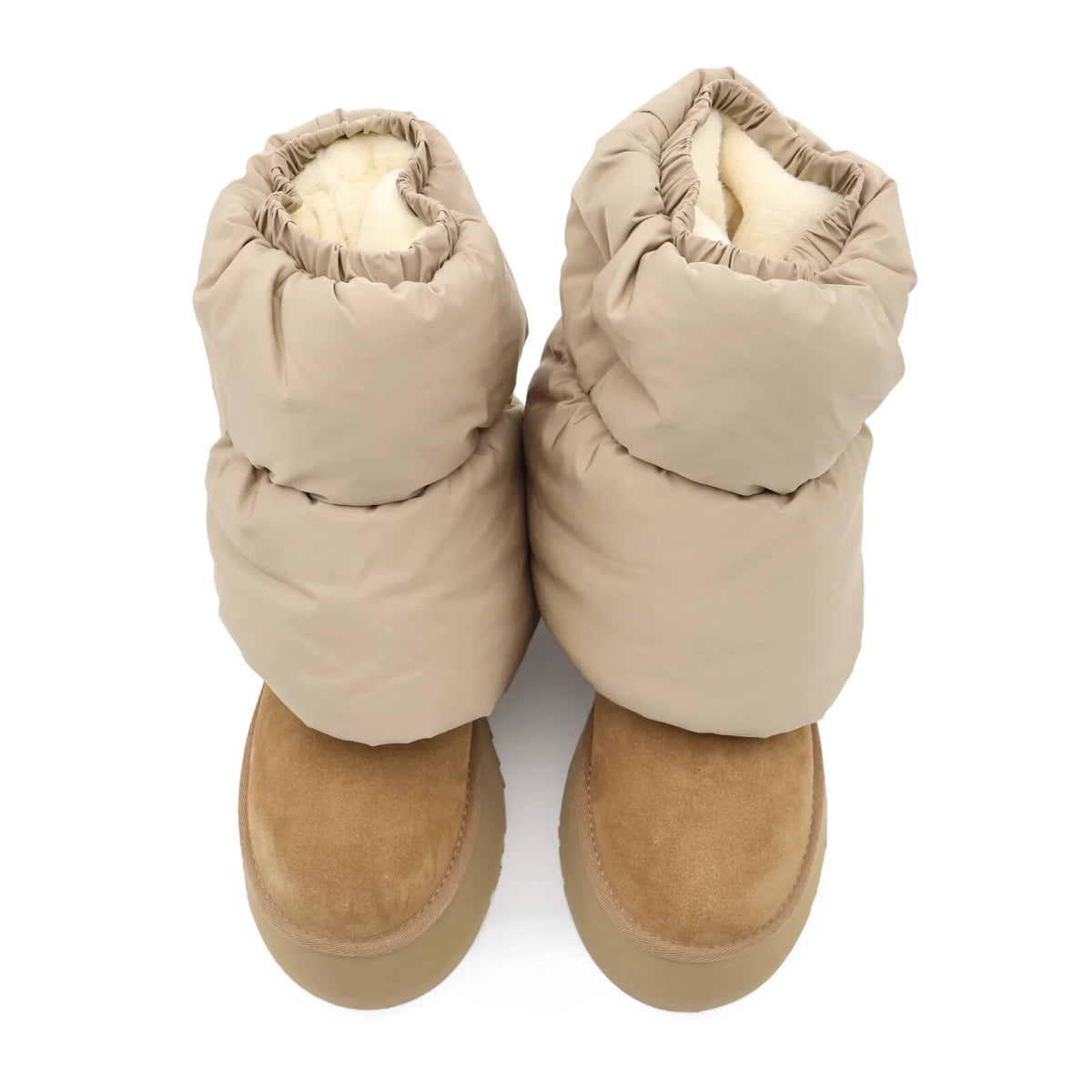 1158275-AHS UGG Women's Classic Mini Dipper Puffer Amphora Chestnut (Women's)