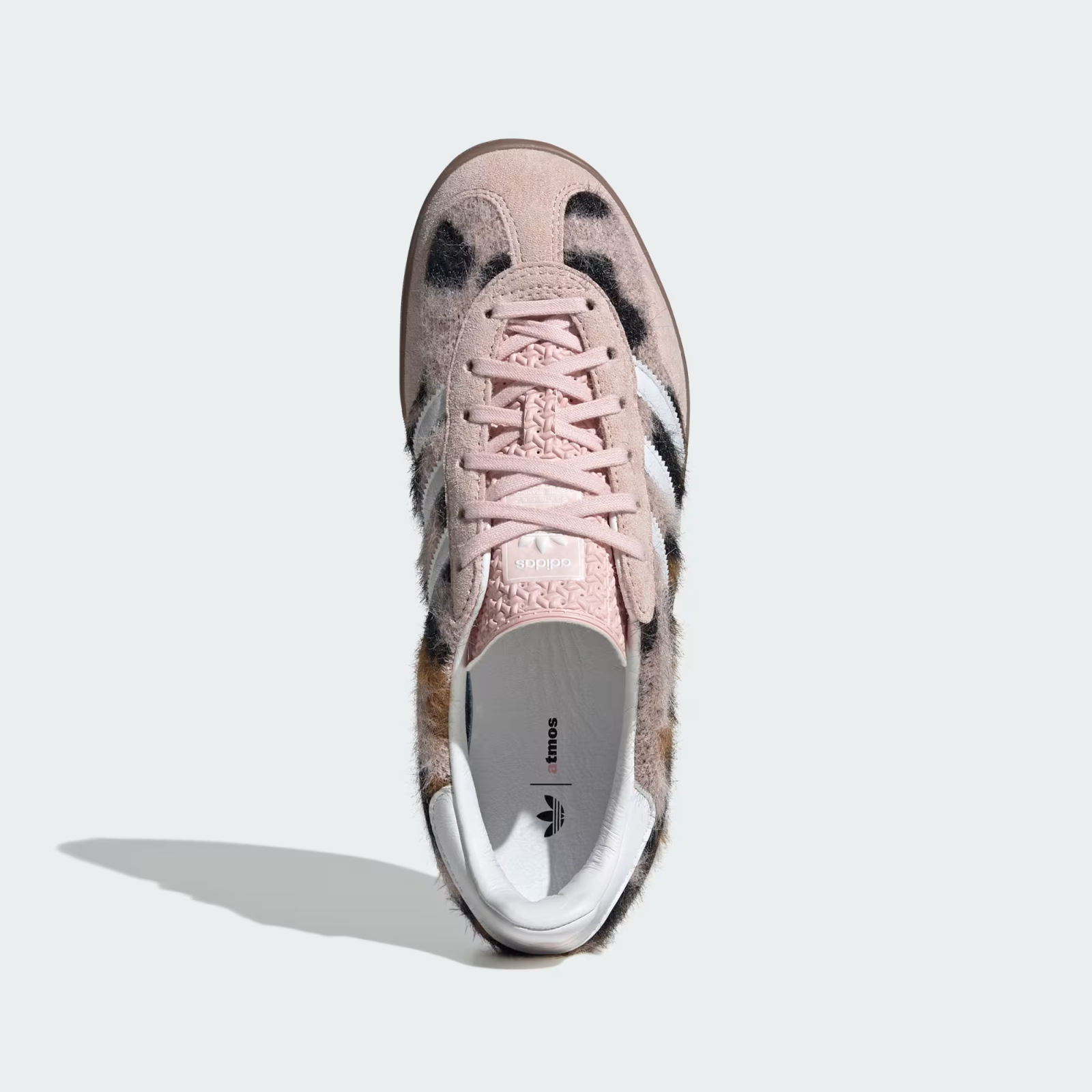 JS4600 atmos pink adidas Originals Gazelle Indoor Trinity Leopard Pink (Women's)