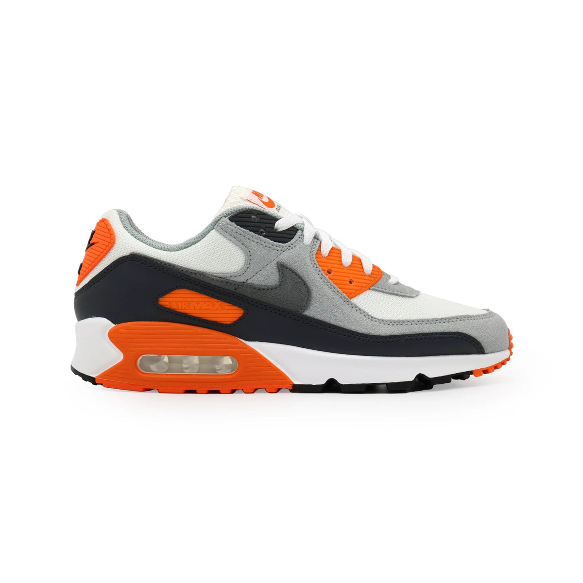 DM0029-108 Nike Air Max 90 Safety Orange White Safety Orange Dark Smoke (Men's)