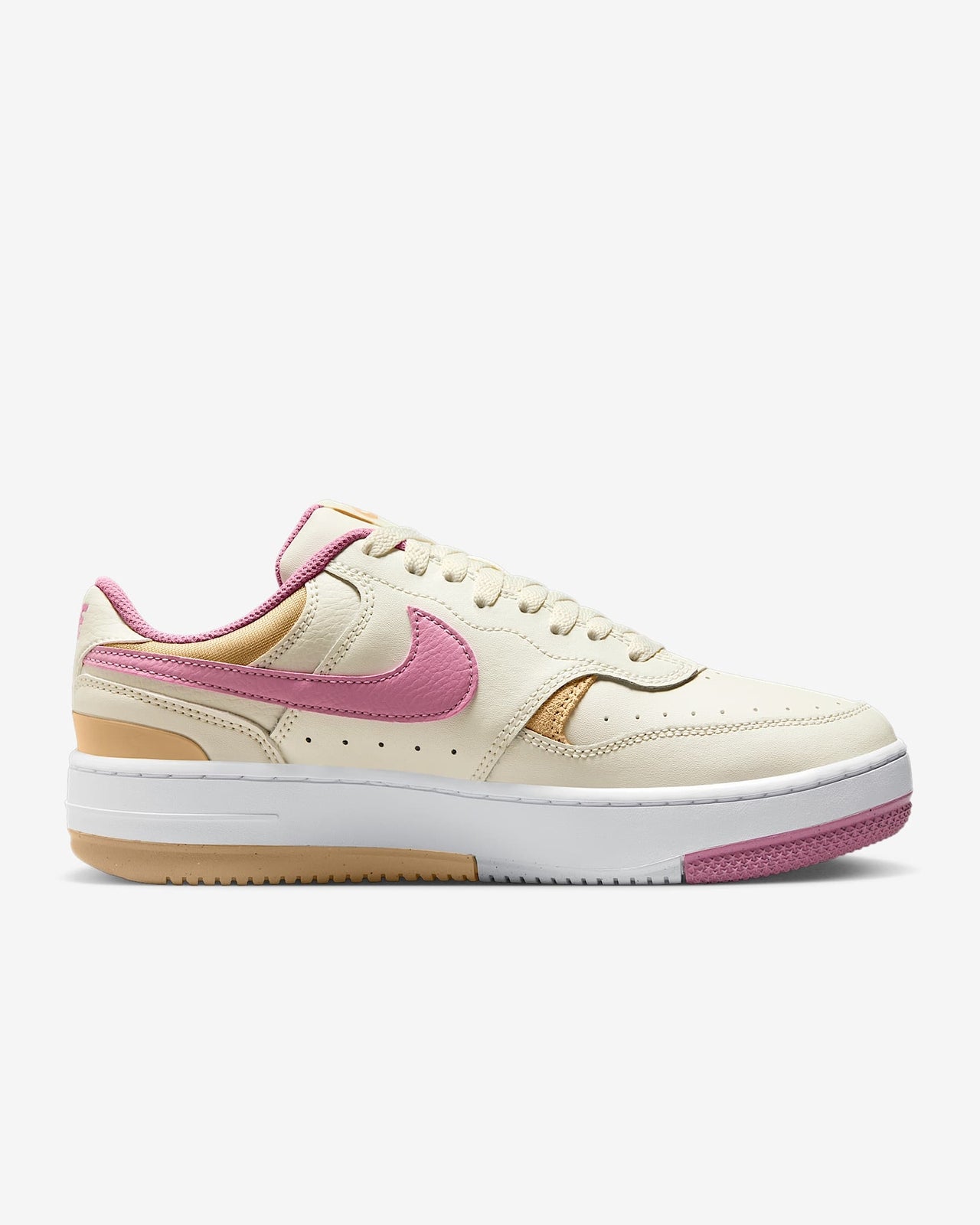 DX9176-005 Nike Gamma Force Soft Pearl Sesame White Elemental Pink (Women's)