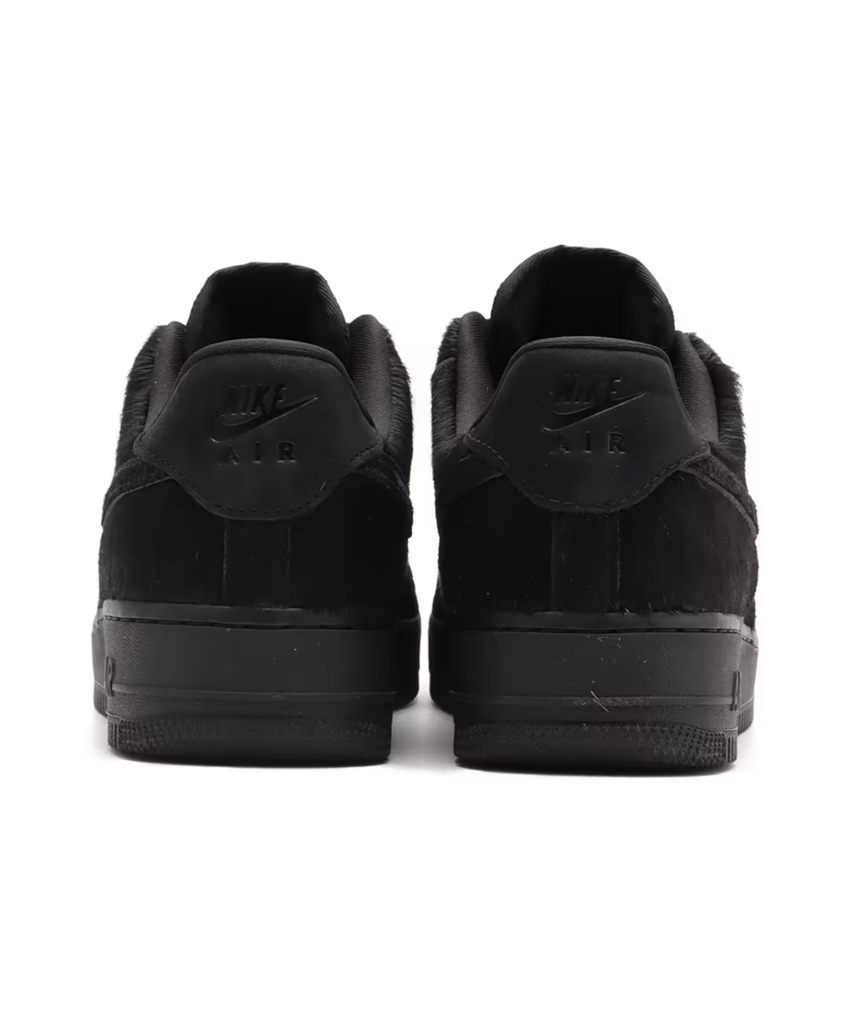 II7398-001 Nike Air Force 1 Low Faux Pony Hair Black (Women's)