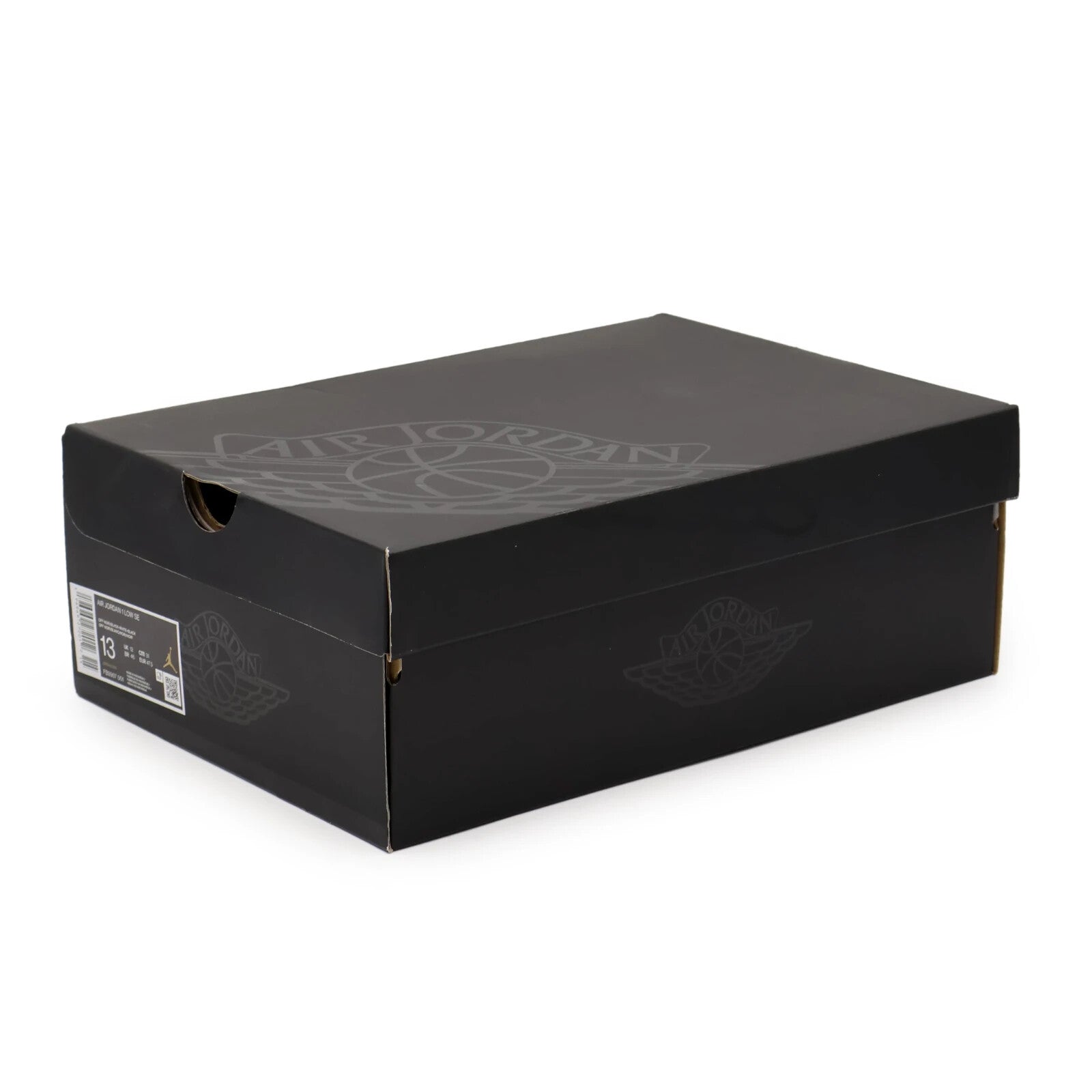 FB9907-001 Nike Air Jordan 1 Low Black Elephant Off Noir Dark Green (Men's)