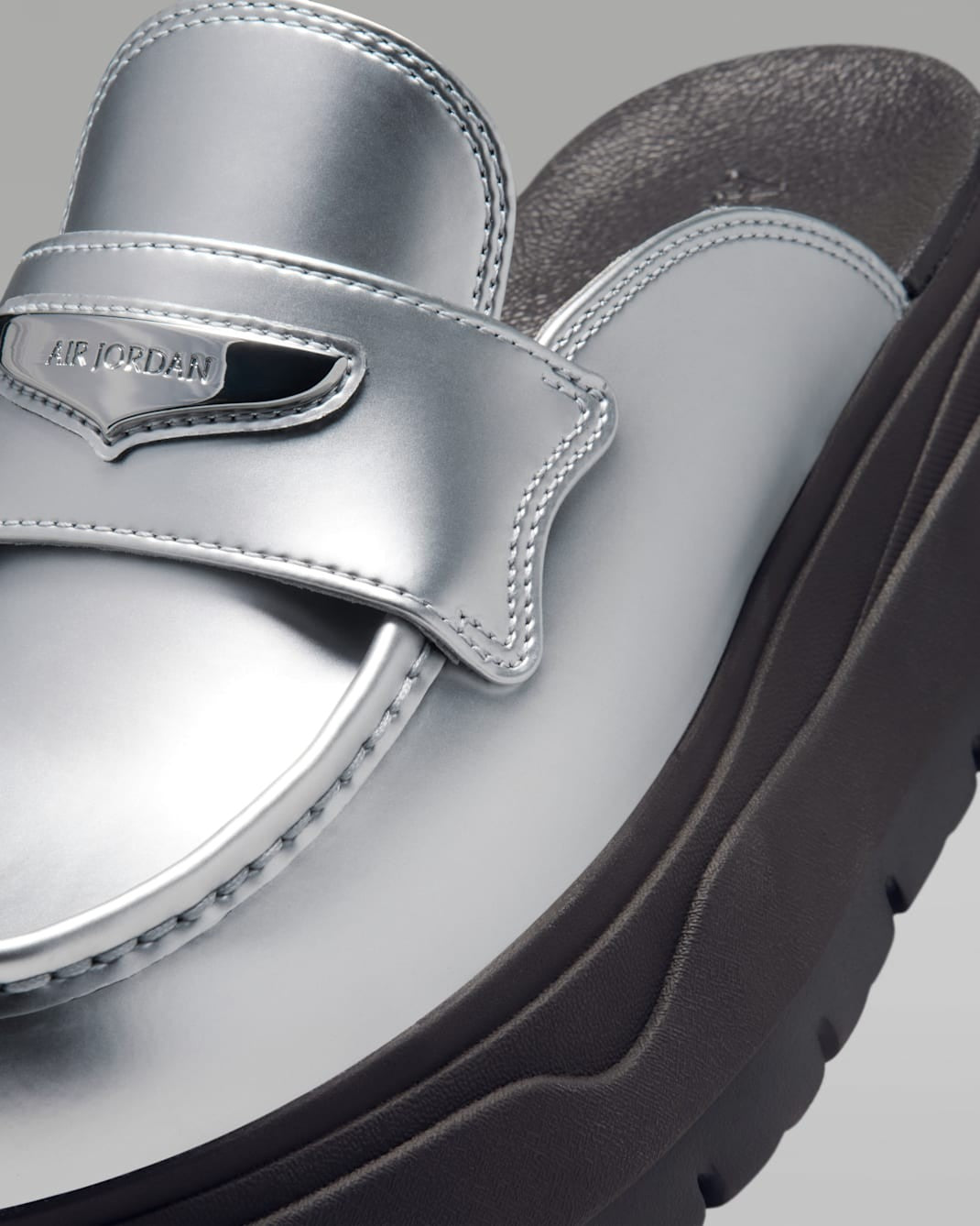 IV5071-001 Nike Air Jordan Mule SE Metallic Silver (Women's)