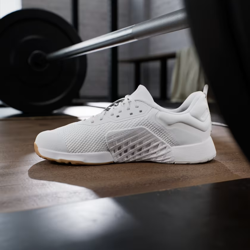 ID8628 adidas Dropset 3 Cloud White Crystal White (Men's)