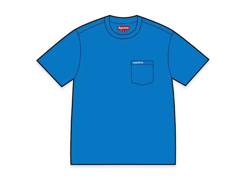 Supreme S/S Pocket Tee "Blue"