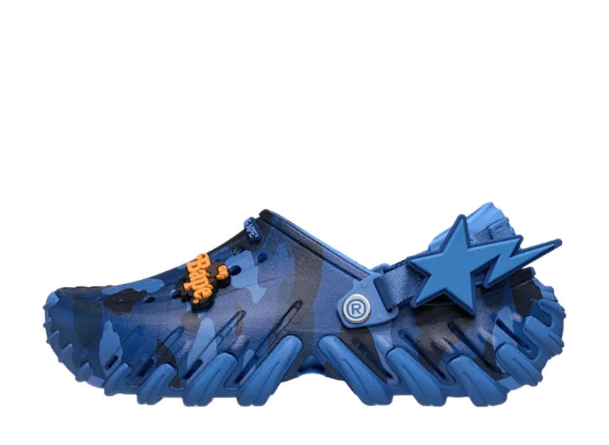 819114 A BATHING APE x Crocs Echo RO Clog "Powder Blue" (Men's)