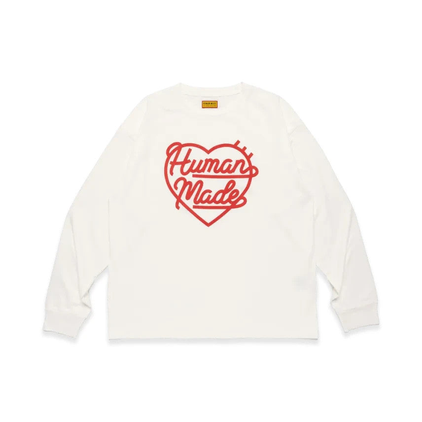 HUMAN MADE Graphic LS T-Shirt White