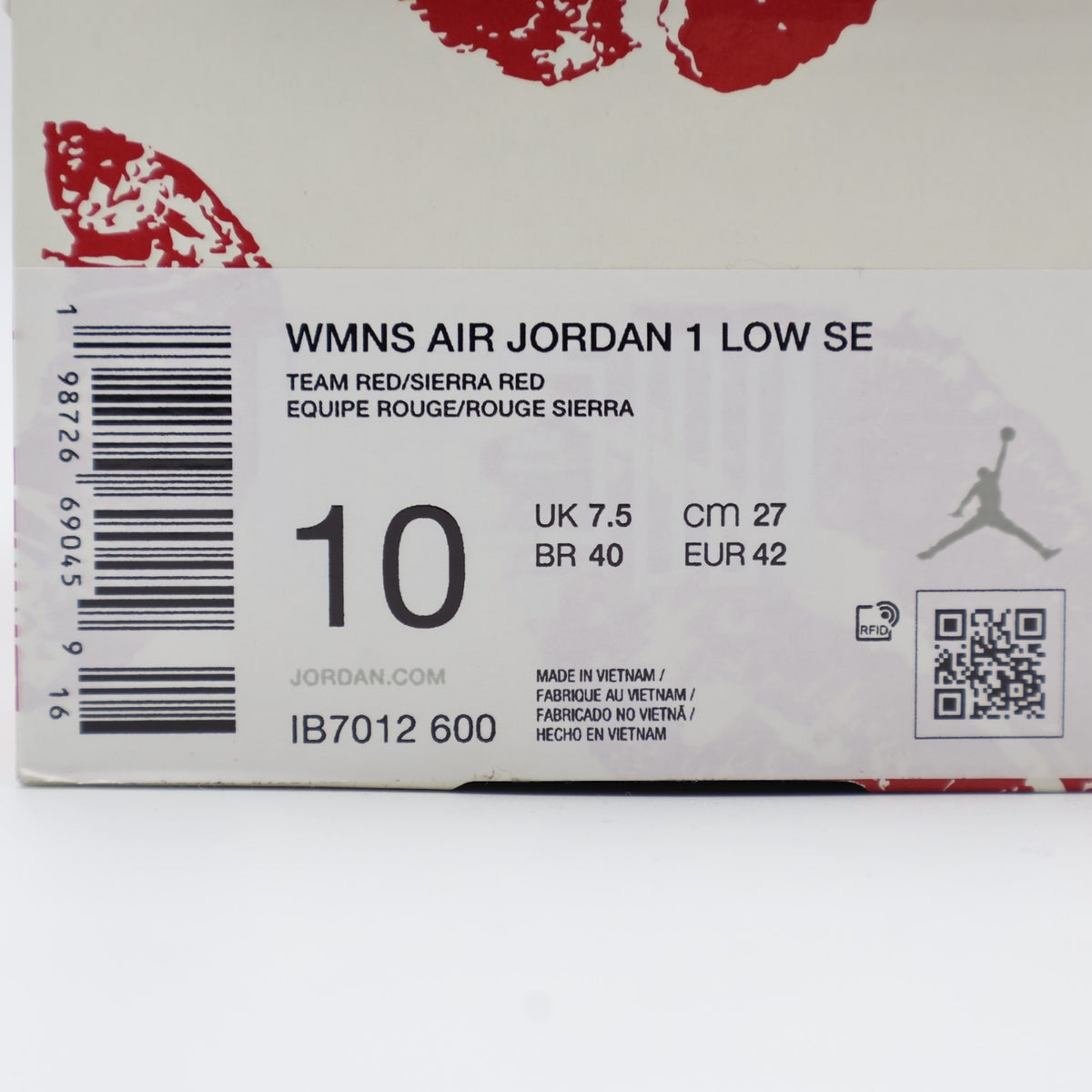 IB7012-600 Nike Air Jordan 1 Low Valentine's Day (2026) (Women's)