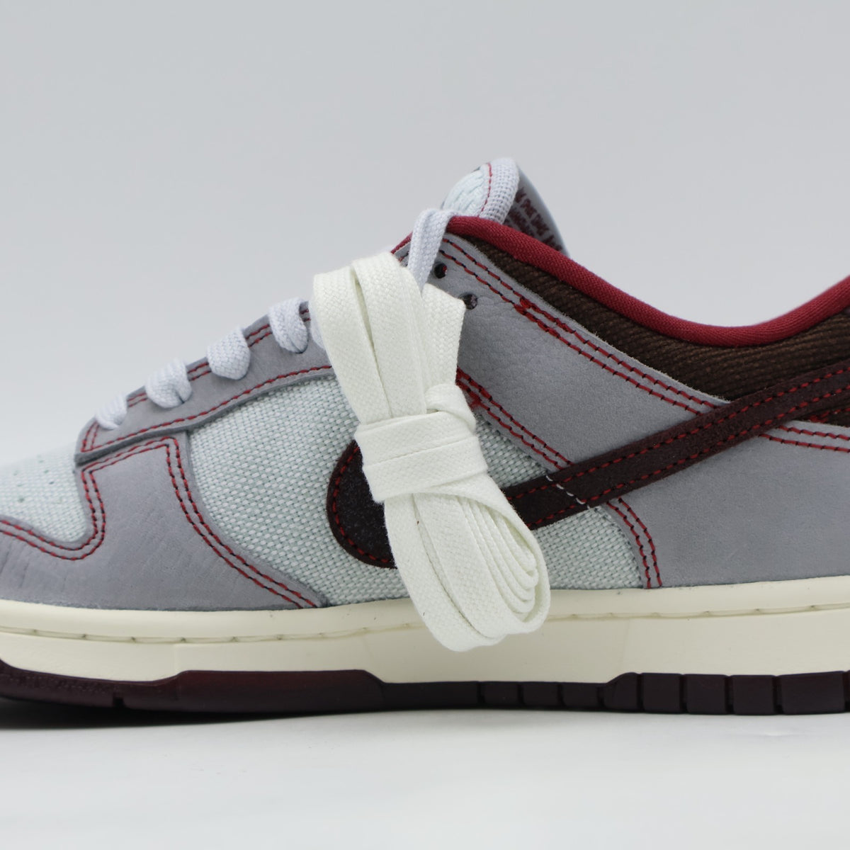 IH1942-001 Nike Dunk Low Retro SE Pure Platinum Burgundy Crush (Men's)
