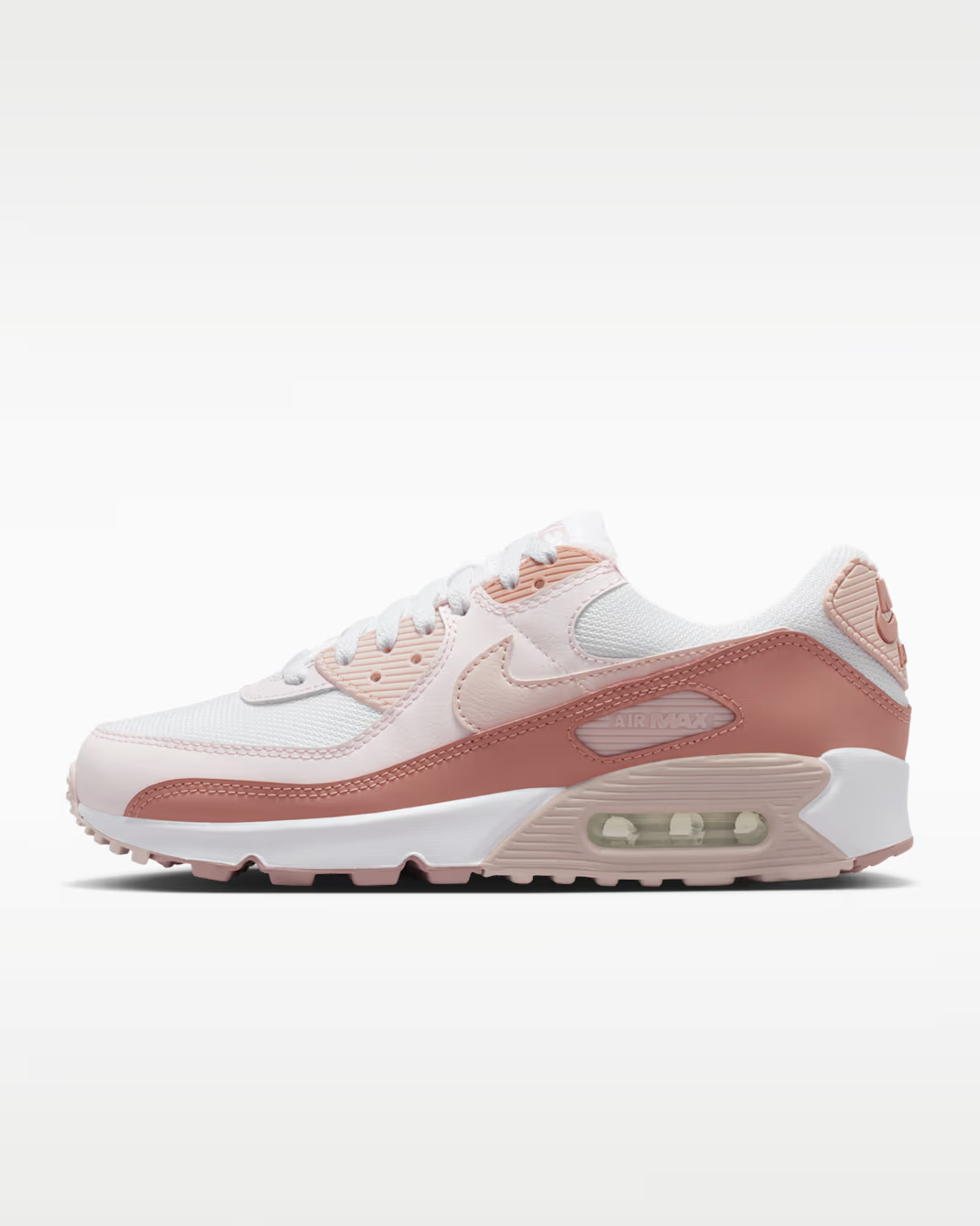 IM4613-600 Nike Air Max 90 Particle Pink Pearl Pink Silt Red (Women's)