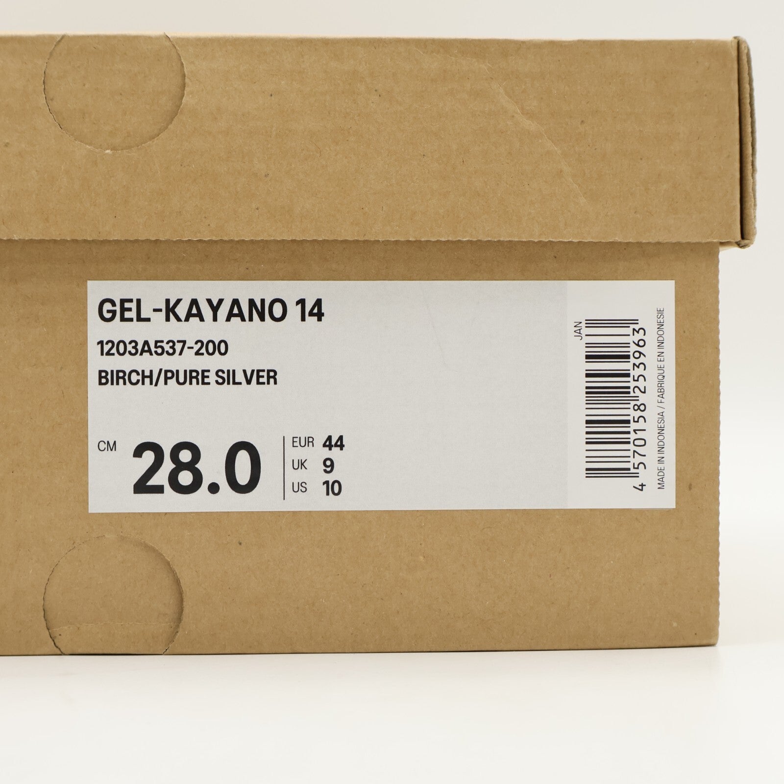 1203A537-200 Asics Gel-Kayano 14 Birch Pure Silver (Men's)