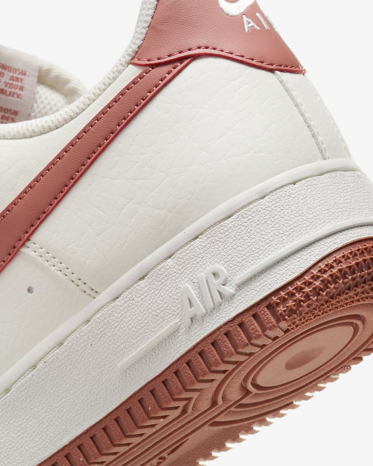 DC9486-105 Nike Women's Air Force 1 Next Nature Sail Canyon Pink (Women's)