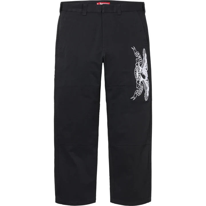 Supreme ANTIHERO Work Pant Black