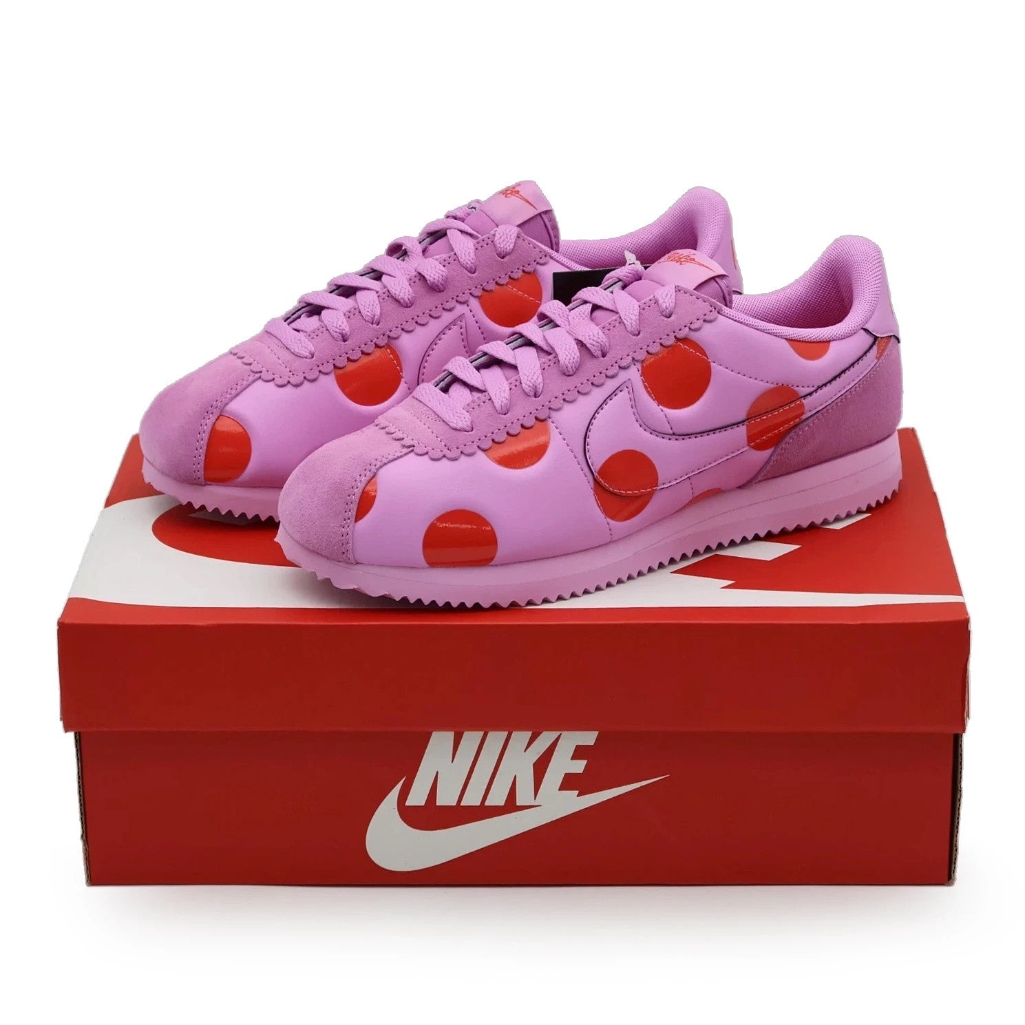 IR1332-500 Nike Women's Cortez "Polka Dot/Light Magenta"