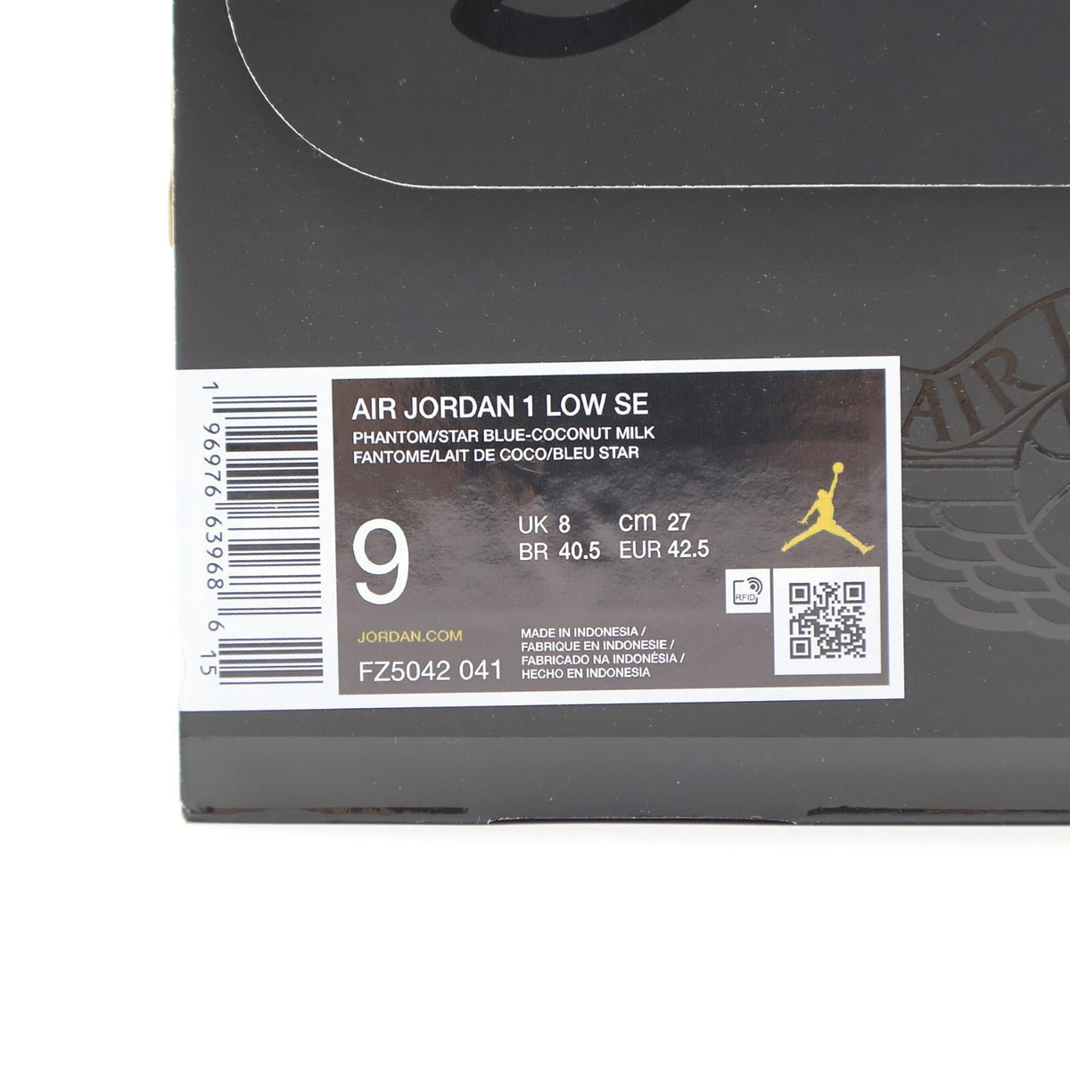 FZ5042-041 Nike Air Jordan 1 Low SE Phantom Amber Brown Star Blue Denim (Men's)