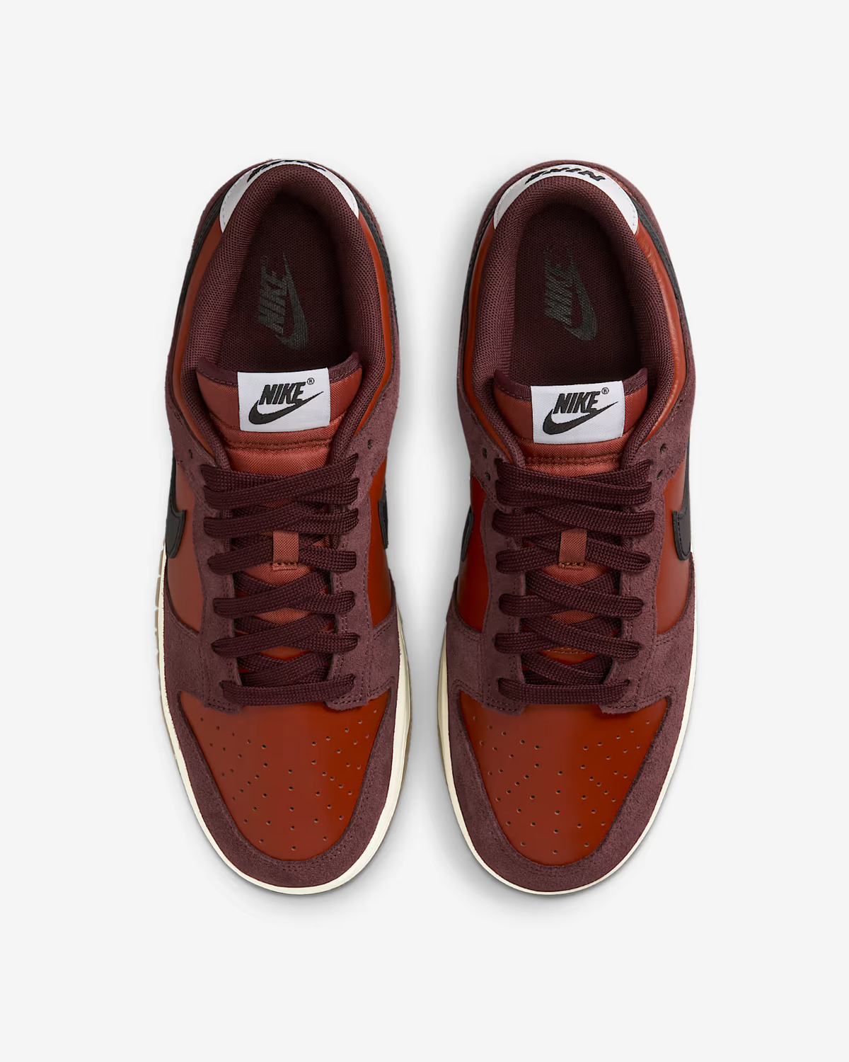 IB6399-600 Nike Dunk Low Mars Stone Black Burgundy Crush (Men's)