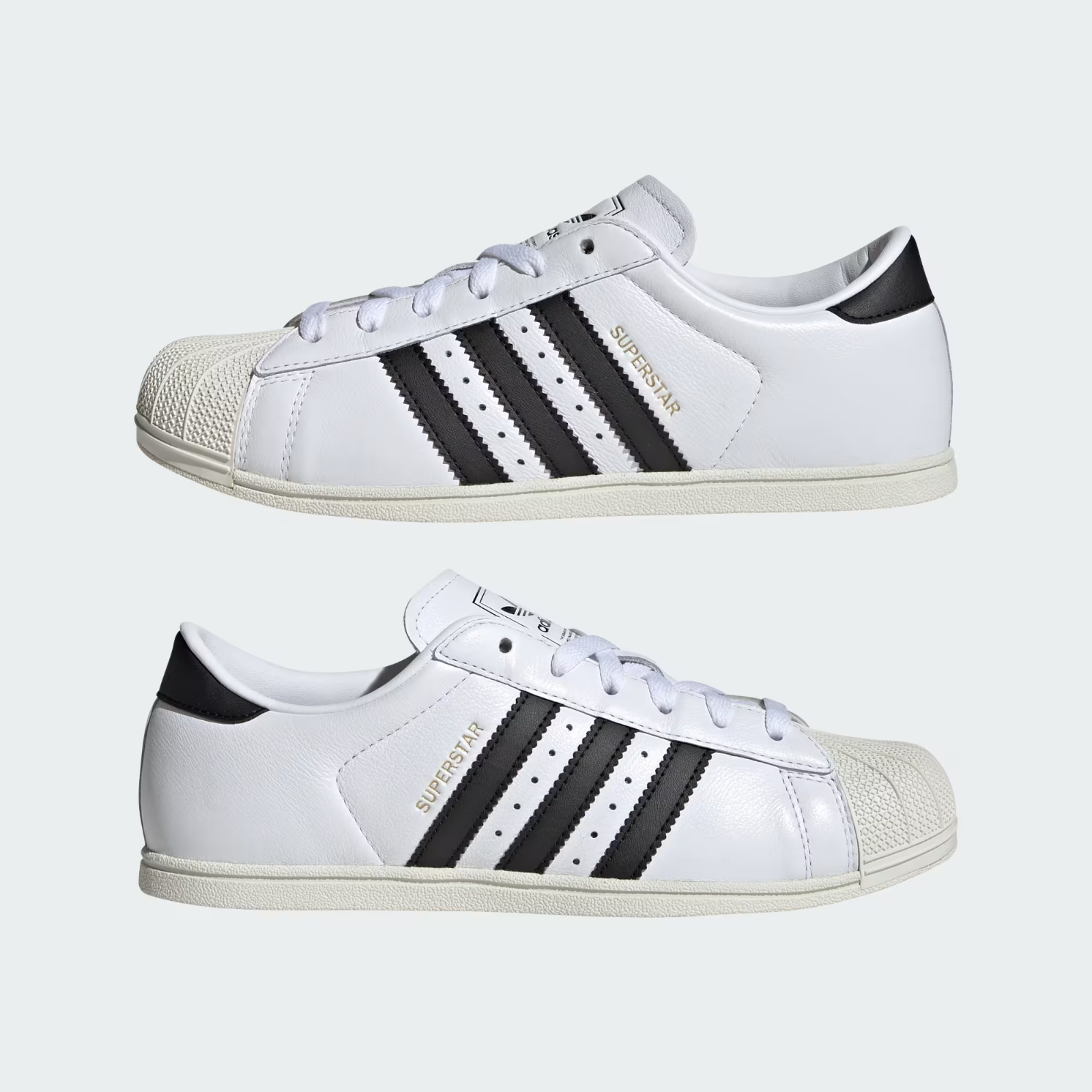 KK0427 adidas Superstar Lo Pro Cloud White Core Black (Women's)