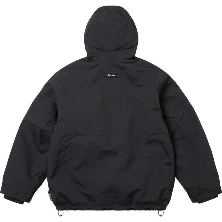 Supreme GORE-TEX Stripe Hooded Jacket Black