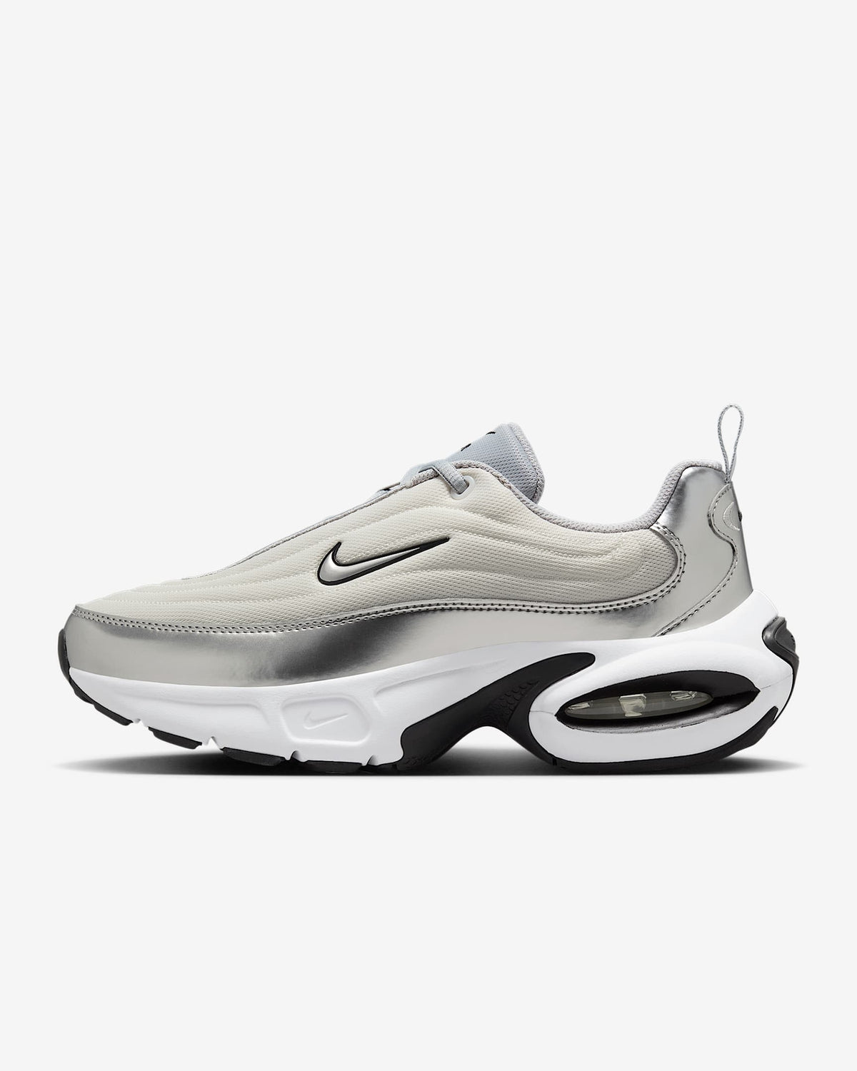 HM0256-001 Nike Air Max Portal SE Metallic Silver Phantom White Black (Women's)