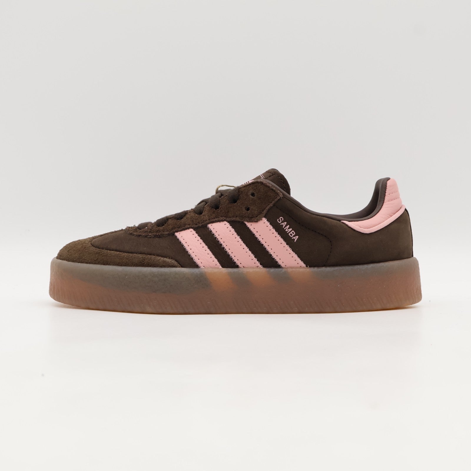 JI2744 adidas Originals Sambae Dark Brown Wonder Mauve Gum M2 (Women's)