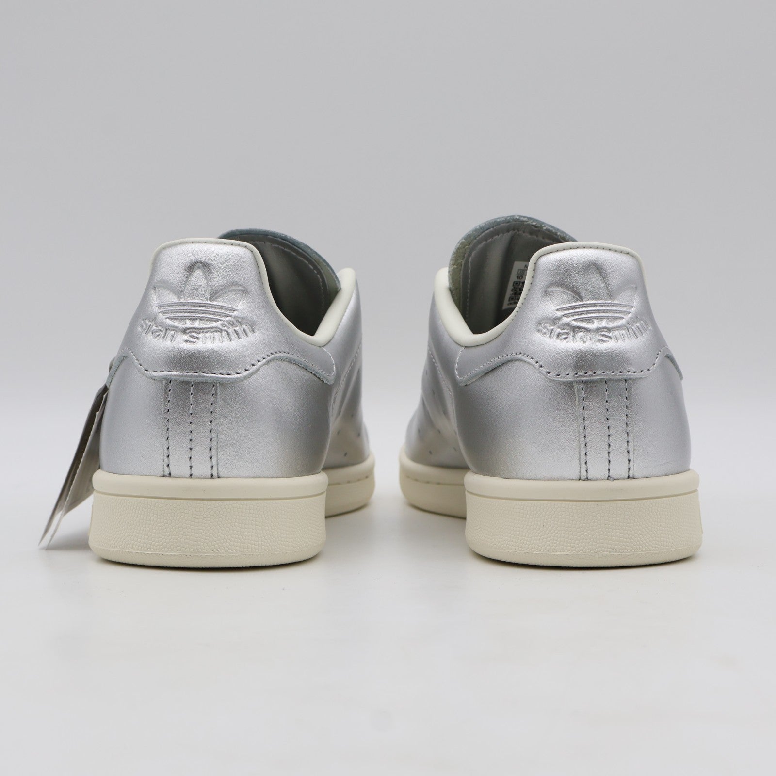 JI2930 adidas Originals Stan Smith Silver Metallic Core Black (Women's)